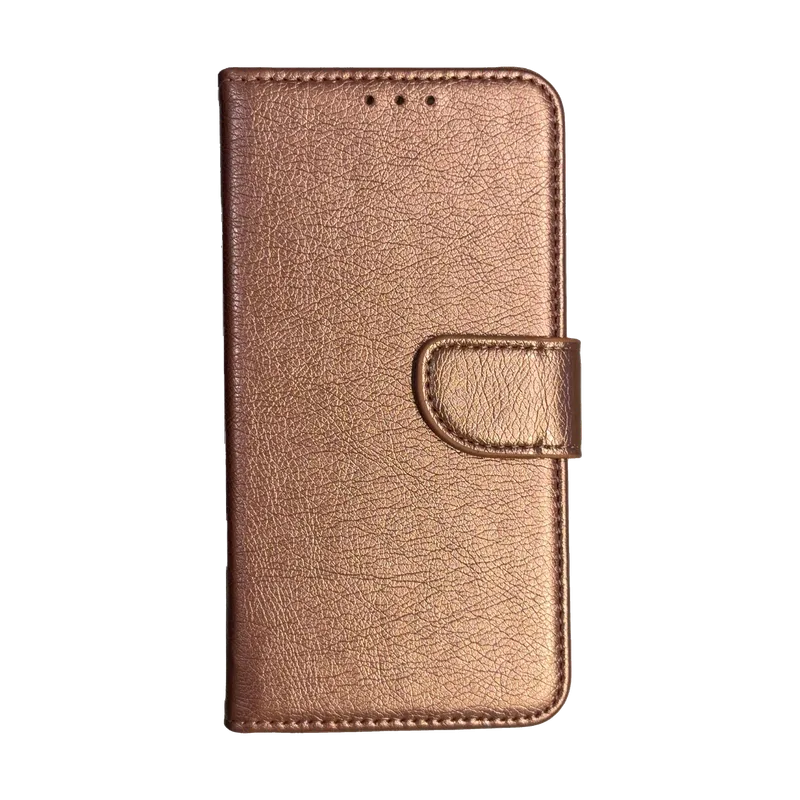 iPhone 15 Boekhoes - Rose goud