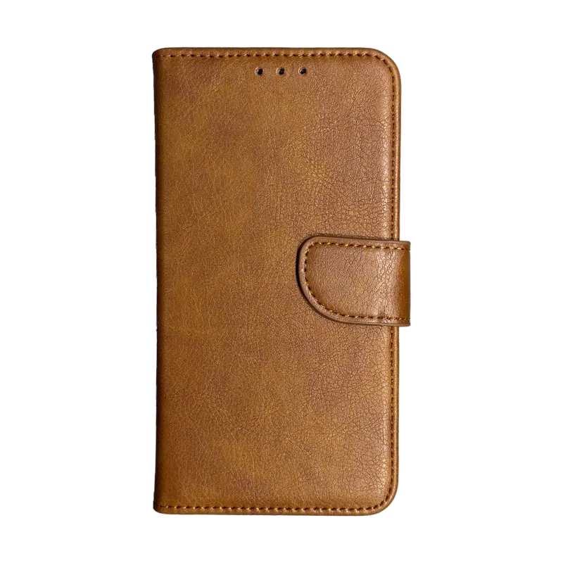 iPhone 15 Boekhoes - Bruin
