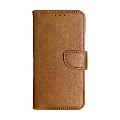 iPhone 15 Boekhoes - Bruin