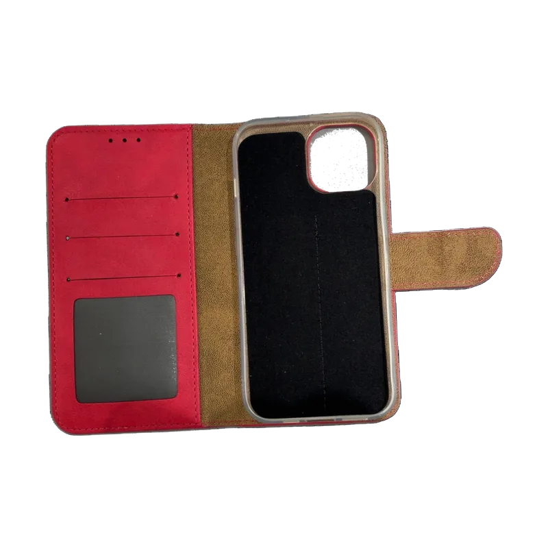 iPhone 15 Boekhoes - Roze